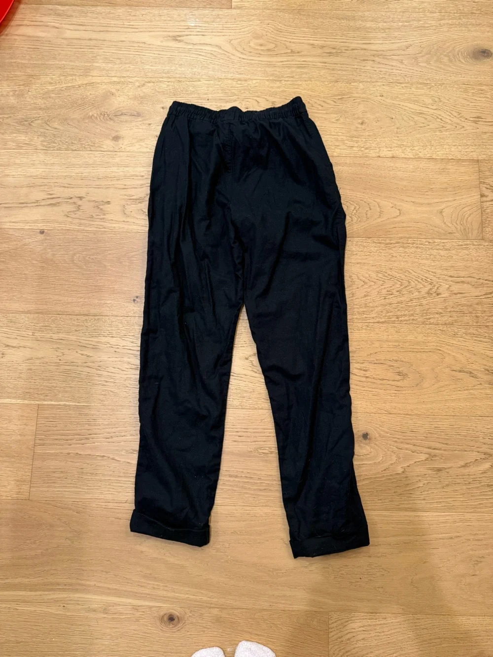 H&M Black Linen Pants
